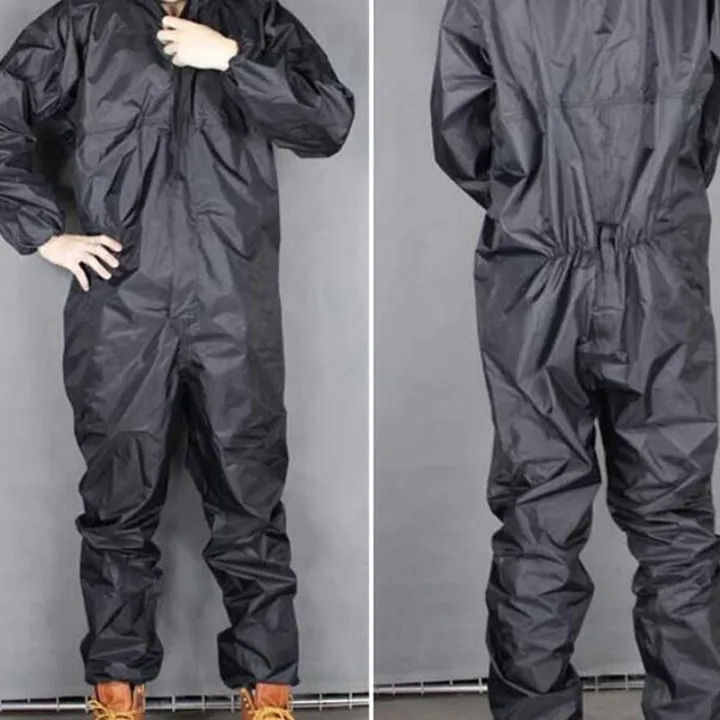 Durable%20Fashion%20Motorcycle%20Raincoat%20/Conjoined%20Raincoat/Overalls%20Men%20and%20Women%20Fission%20Rain%20Suit%20Rain%20Coat%20Size%20XL%20Black%20-%20Image%206