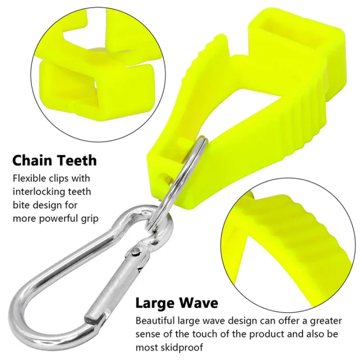 NXFDSIOZ%202X%20Glove%20Clips%20for%20Work%20Glove%20Holders%20Glove%20Belt%20Clip%20with%20Metal%20Carabiners%20for%20Construction%20Worker%20Guard%20Labor(Yellow)%20-%20Image%206