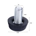 10Pc Height Adjustable Leveling Chair Leg Feet Furniture Mat Screw-in Base Sofa Bed Cabinet Table Floor Protector M6*10mm Thread.