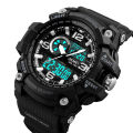 SKMEI Sports Fashion Digital Dual Display Countdown Chrono Alarm Waterproof Watch For Men 1283. 