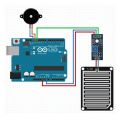 Large Area Rain Sensor DC 3V 5V Weather Raindrops Rainwater Module Rain Sensors With Digital & Analog Output Rain Humidity Detection Sensor Module.