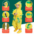 Children's Raincoat Kindergarten Poncho for Primary School Students Baby Rain Gear Dinosaur Raincoat Kids Rain Coat Rain Poncho.