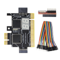 1 Piece Analyzer LPC Debug Card PCI PCI-E Post Test Kit Motherboard Diagnostic Card J04 PC+Metal. 