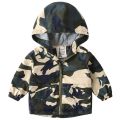 New Retail Children Coat 2021 Autumn Baby Boys Solid Zipper Hooded Coat Kids Outwear Infant Baby Hardshell Jacket.