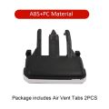2X Front Center Side Air Vent Outlet Tab Clips Kit for Toyota Corolla. 