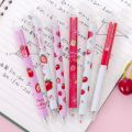 1 Piece Lytwtw's Cute Sweet Strawberry Gel Pen Creative Press Office Gift School Supplies Stationery Kawaii Funny Pens. 