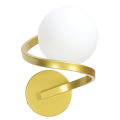 LED Wall Sconces G9 Base White Glass Modern Spiral Wall Lamp For Stair Living. 