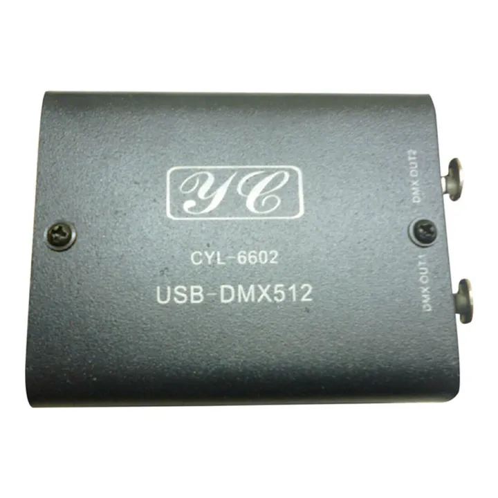 2X 512-Channel USB to DMX DMX512 LED Light DMX-Stage Lighting Module Stage Lighting Controller Mini Decoder