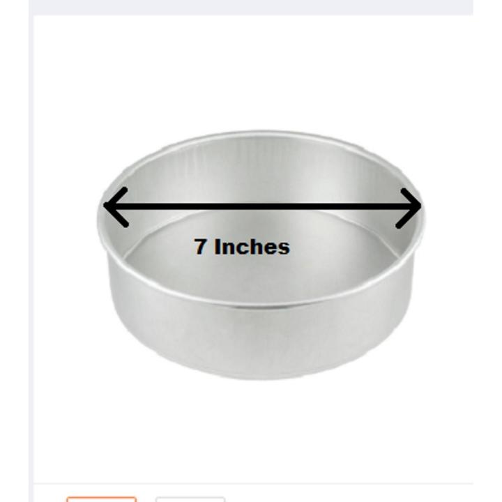 Round Cake Mold 1 piece - 7 Inch