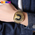 SKMEI Genuine Men's Electric Watch Life Waterproof Stainless Steel Watch Clock EL Luminous Countdown Double Time 2298.