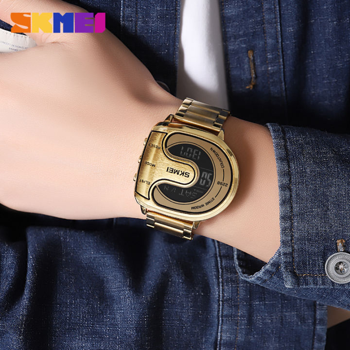 SKMEI%20Genuine%20Men's%20Electric%20Watch%20Life%20Waterproof%20Stainless%20Steel%20Watch%20Clock%20EL%20Luminous%20Countdown%20Double%20Time%202298%20-%20Image%208