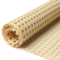 Woven Open Rattan Mesh PE Cane Webbing 17.5x40 Inch for DIY Home Decor Projects, Rattan Webbing Roll, Synthetic Material.