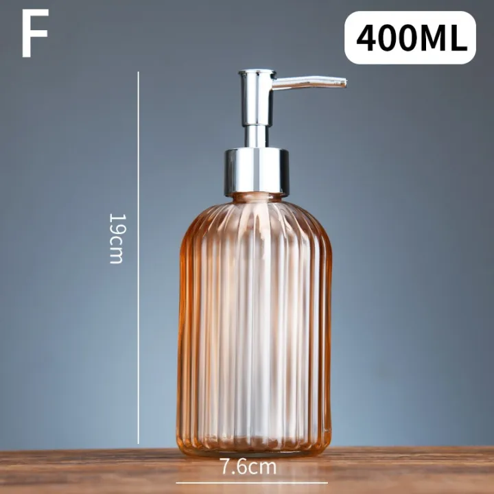 400ml%20Mulitfunction%20Manual%20Liquid%20Soap%20Dispenser%20Colorful%20Clear%20Glass%20Hand%20Sanitizer%20Press%20Empty%20Bottle%20For%20Travel%20Bathroom%20Supp%20-%20Image%202
