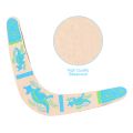 New Wooden Returning Boomerang V shaped Boomerang Outdoor Games Sports Toy. 