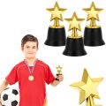 New Star Trophy Awards Kids Plastic Model Small Prize Cup Competition Soccer School Rewarding Supply Craft Souvenirs Kindergarten Kids Gift. 