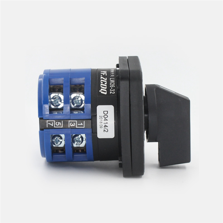 FORIDE%20Changeover%20Selector%20Switch%203%20Positions%208%20Terminals%20Universal%20Rotary%20Cam%20Selector%20Latching%20Switches%2032A%20-%20Image%205
