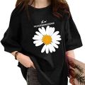 New style  cute  Black Cotton T-shirt for Women. 