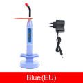 Wireless LED Dental Curing Light blue Cordless Cure Light Lamp Curing Machine.