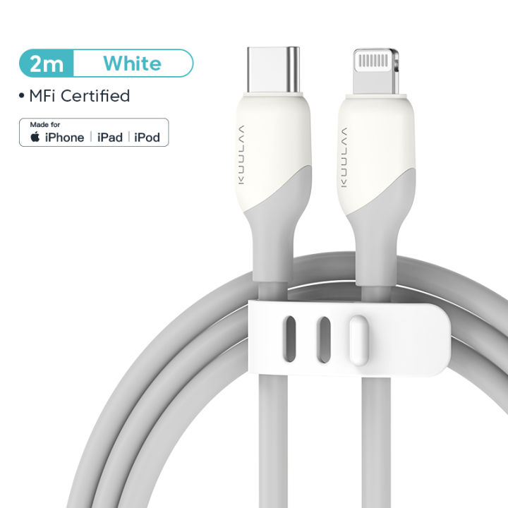 KUULAA 30W USB C to Lightning Cable MFi PD For iPhone 13 12 pro max11 Pro Max X XS 8 XR 18W Fast Charging 20W Type C Cable For Macbook iPad Pro 12.9 Type C to Lightning for iPhone 12pro/12 mini