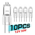 10pcs G4 12V 5W/10W/20W/35W/50W light bulbs inserted beads crystal lamp Halogen Lamps indoor lighting bulbs Globe Lot JC LED. 