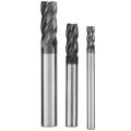 3Pcs 4 6 8 mm Carbide 4 Flutes End Mill Set Milling Cutter Tool Kit. 