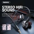 Remax RM-670 Wired 3.5mm Earbuds In-Ear Headphones Stereo Sound Quality Transparent Design Earphones Earbuds. 