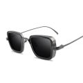 Luxury Fashion Tony Stark Style for Women Sunglasses Men Square Brand Design Sun Glasses Oculos Retro Male Driver Oculos De.
