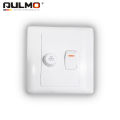 AULMO Fan Dimmer With Switch AC 250V 10A 600W Heavy Duty Brass Contact Wall Mount Switch Box IPS Loading For Electrical Devices LED Light Dimmer Fan Regulator. 