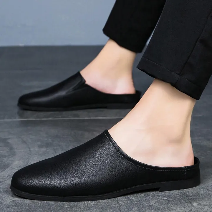 Punjabi%20half%20loafers%20slip%20on%20leather%20glossy%20shoes%20and%20rubber%20sool%20-%20Loafer%20-%20Image%202