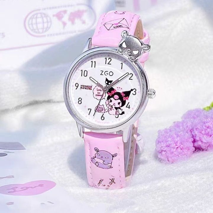 New luminous girls junior high school and primary school students cute cartoon watch Coolomi children's quartz watch
