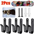 【support】 1/2Pcs Durable Wall Mount Clips Snowboard Storage Hook Wall Rack Stand Solid Steel Wall Hanger Home Garage Multifunctional Surfboard Holders. 