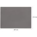 Stamp Sheet for Lasers Engraving Machine with A4 Size (Dark Gray). 