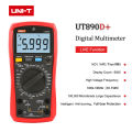 UNI-T UT890C UT890D+ Digital Multimeter 6000 Counts Current AC DC V Capacitance Resistance Tester True RMS LCD Display NCV. 