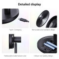 Xiaomi SOLOVE F5 Rechargeable Desktop Fan 4000mAh USB Portable Table Fan Silent Cooling Fan 3 Months Warranty. 