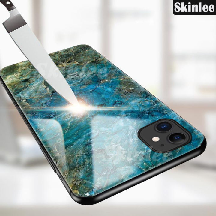 Phone%20case%20For%20OPPO%20A38%20Back%20cover%20Fashion%20Marble%20Hard%20Tempered%20Glass%20Protector%20Soft%20Silicone%20Cover%20For%20OPPO%20A38%20Cover%20cases%20-%20Image%206