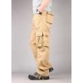 Cargo Pants Men Casual Multickets Tactical Pants Autumn Cotton  Long Trousers Men   Loose Pants Pantalon Homme. 