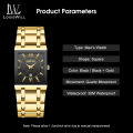 LouisWill Men's Watch Fashion Watch Square Watch With Calendar Nightlight 30M Waterproof Watch Steel Band Watch Quartz Watch Men Wrist Watch Casual Fashion Watch Business Wristwatches. 