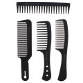 Portable Black Wide Tooth Comb Black Plastic Heat-resistant Barber Comb For Hair Styling Tool Jessica. 