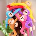 Colorful Long Arm Monkey Hanging Soft Plush Doll Stuffed Animal Toy Kids Baby. 