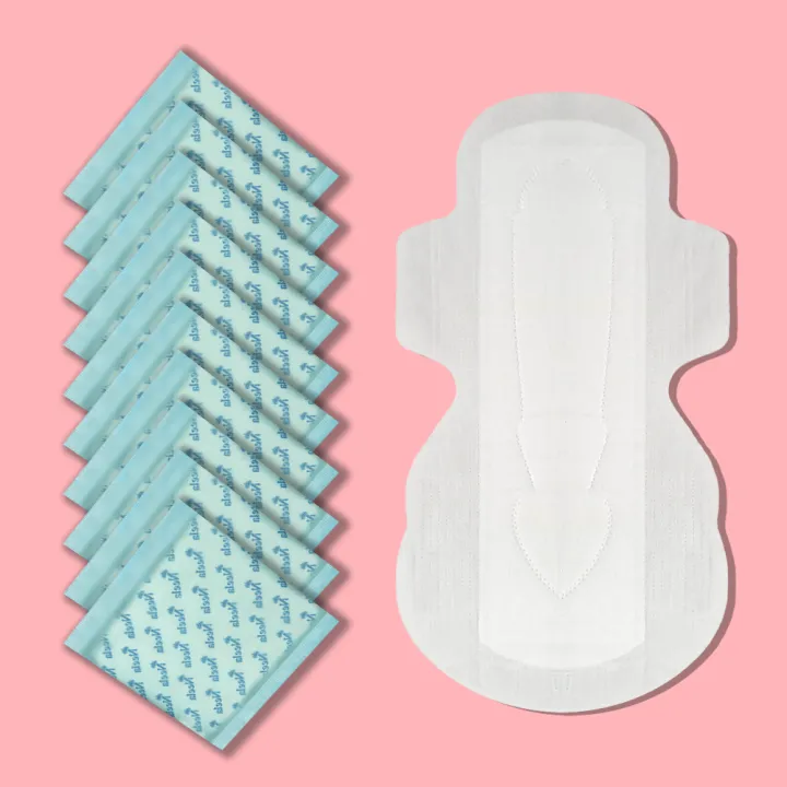 Neela%20Plus%20Sanitary%20Napkin%20-%20Wings%20System%20-%20100%25%20Cotton%20-%20330%20MM%20-%20Single%20Pack%20-%2010%20Pads%20-%20Image%204