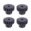 4X Upgrade Metal 17T Motor Gear Spare Parts Pinion Gear Parts for Wltoys A959 A979 A969 A949-24 Rc Car Replacement Parts. 