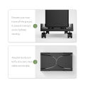 ORICO CPB3 Mobile Adjustable Computer Tower Holder Computer CPU Stand Cart with Braking Lock Wheels Stand For PC Computer Cases. 