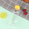 1/2PCS 240ml Plastic Squeeze Condiment Bottles Bear Honey Bottle Extrusion Bottle Bear Shape Honey Sauce Mustard Jam Dispense.