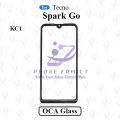 For Tecno Spark Go KC1 LCD Display Touch Screen Front Glass Lens + Lamination OCA. 