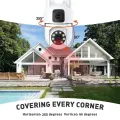 6MP (3MP+3MP) Dual Lens Semi-Outdoor WiFi PTZ Security Camera | Night Vision | Two-Way Audio | 365 Days Warranty. 