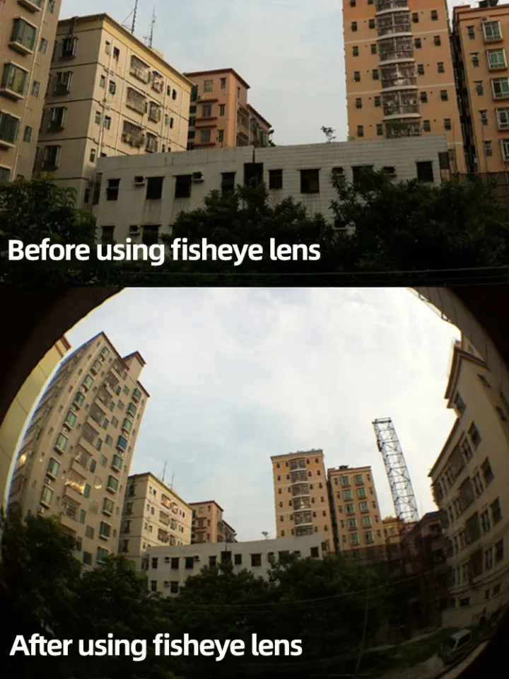 in Fisheye Phone Lens Wide Angle Zoom Fish Eye Macro