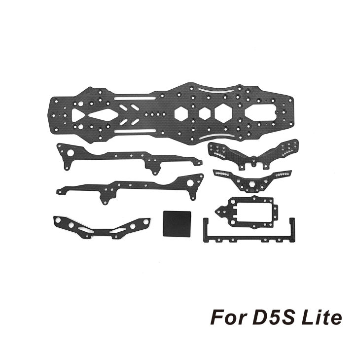 Car%20Bottom%20Plate%20Carbon%20Fiber%20Aluminum%20Upgrade%20Kit%20Compatible%20For%203racing%20D5s%20Lite%201:10%20Drift%20Rc%20Car%20-%20Image%206