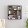 Javis Engineered Wood Wall Decor Floating Shelf, Office Display Rack Decorative Hall Décor for Living Room Home Furniture (Wenge 24x24").