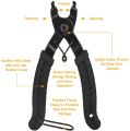 Bike Chain Repair Tool Kit, Bike Master Link Pliers Remover Chain Breaker Splitter Cutter & Chain Wear Indicator Checker. 