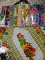 PVC Square Plastic Table Cover 48 by 30 inch - Multicolor Designed. 